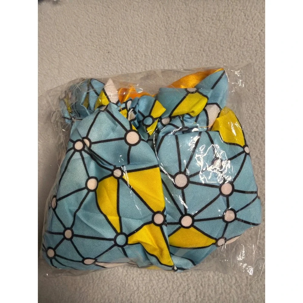 Unbranded 4 Pack Patterned Satin Sleep Cap Hair Bonnet Multicolor Set OSFA